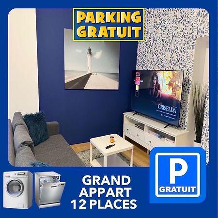 24 Chic & Cosy Grand Appart 88M2 Parking Gratuit Hypercentre Netflix Saint-Etienne  Exterior photo